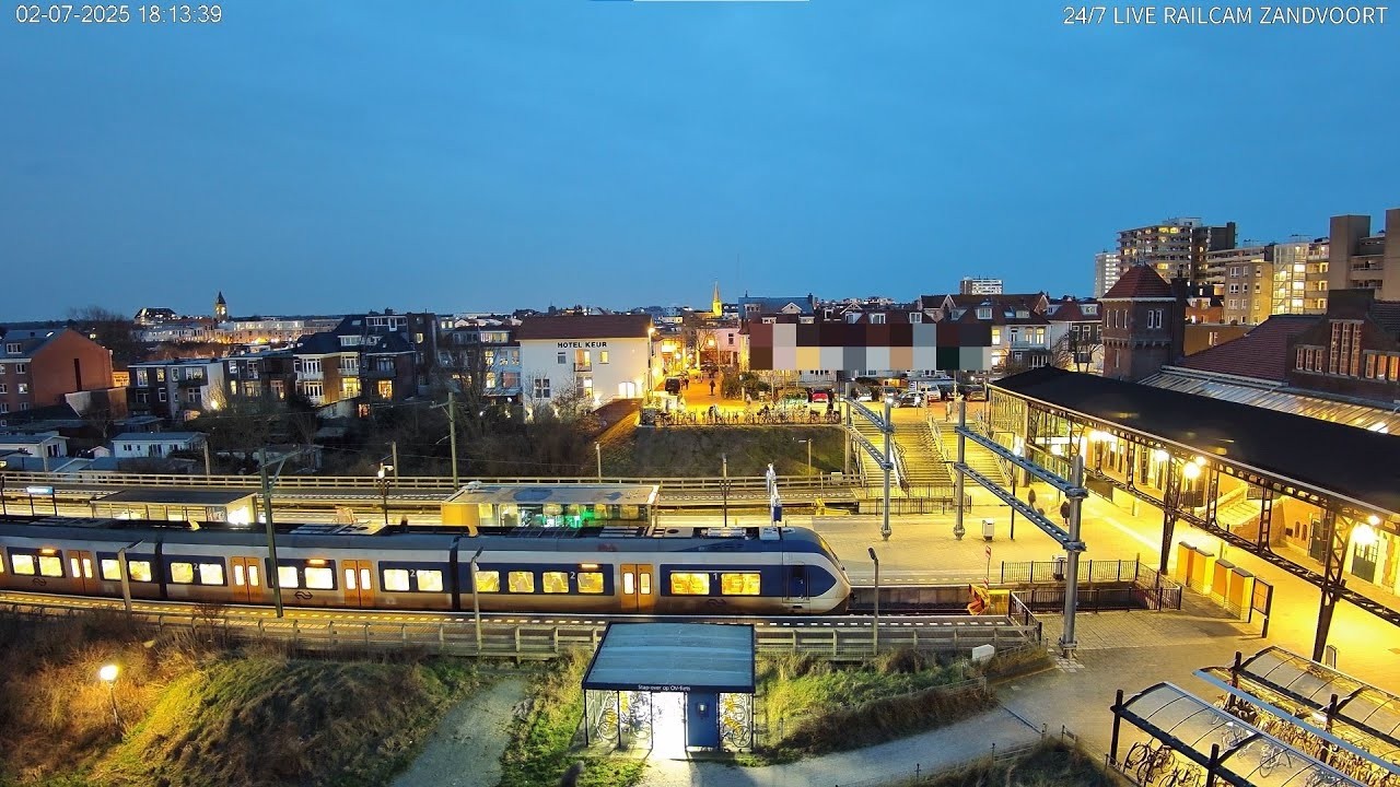 👨🏻‍✈️🔊🚅Live Railcam Zandvoort 2 (Fixed)🚅🔊👩🏻‍✈️