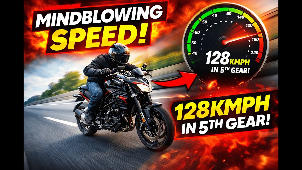 128 KMPH IN 5TH GEAR 😱 | Full Power Pull Test 🔥🏍️ Hero xtream250r
