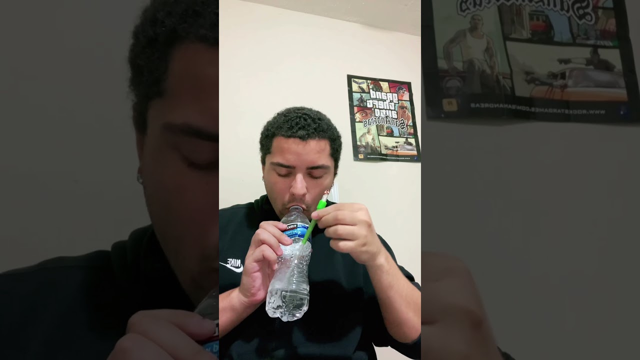 Water Bottle Bong 💧🍃💨🔥 #420