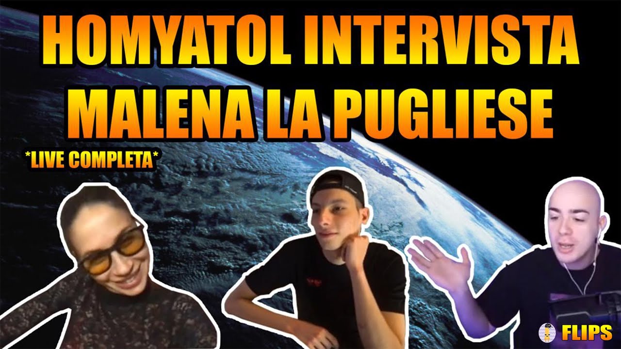 HOMYATOL INTERVISTA MALENA LA PUGLIESE | LIVE COMPLETA | HOMYATOL LIVE