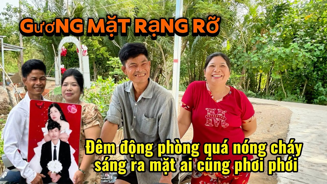 Chấn động sau khi đám cưới xong, đêm động phòng quá nòng cháy anh Trung chị Quý mặt tươi quá