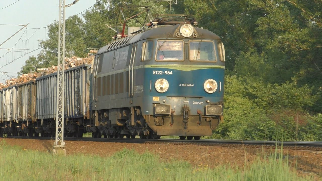 ET22-954 BYK HELMUT PKP CARGO TRANSPORT DREWNA