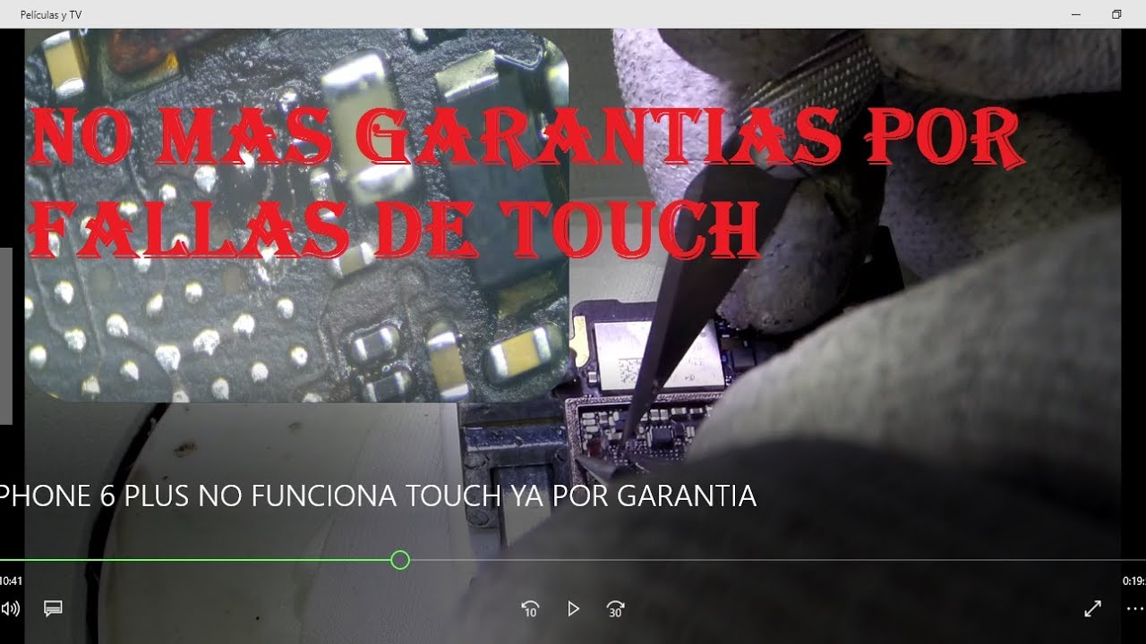 reparación definitiva a fallas de touch para iphone 6 y 6 plus, que no lleguen por garantías