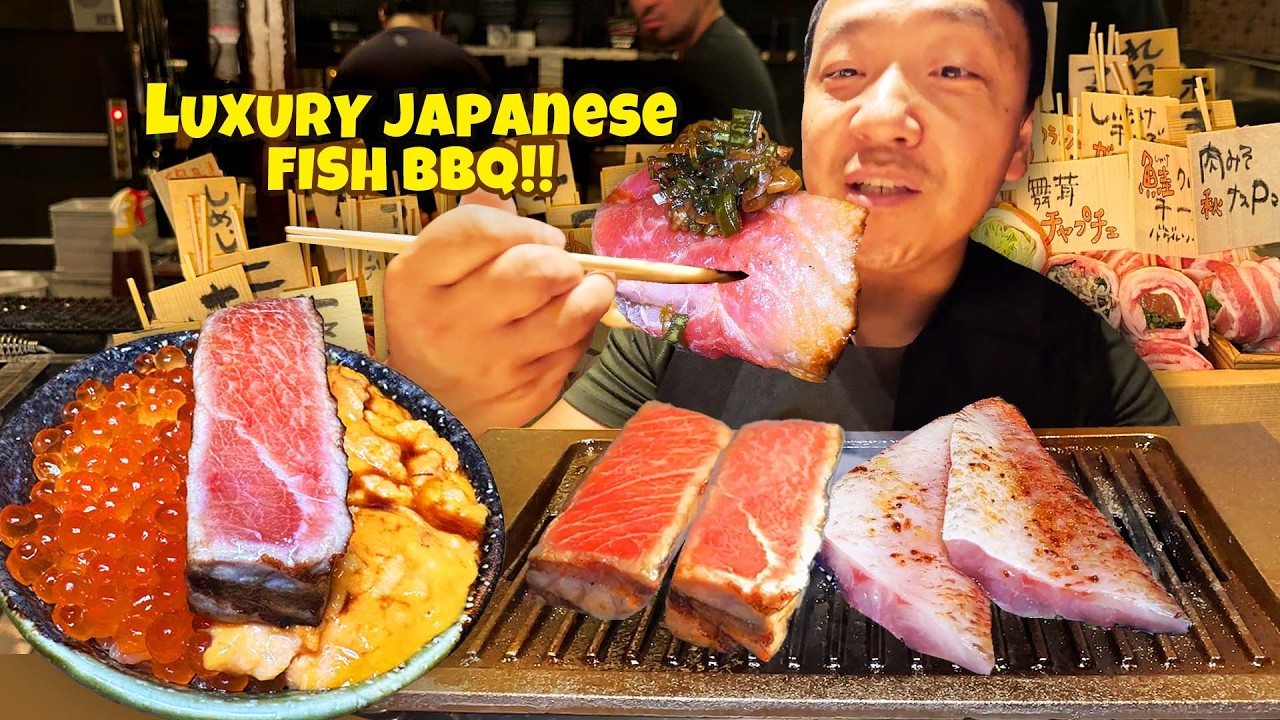 Japan’s One-of-a-Kind 🍣 11-Course LUXURY BBQ Fish Experience! 🐟 100 Foods to Eat Before You Die #95