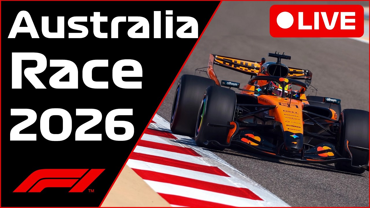 🔴F1 LIVE - Australia GP RACE - Commentary + Live Timing