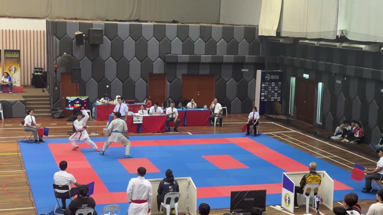 Skc ((auw)vs Ska Tambunan (aka) Sabah State Semi Final Junior -76kg . Score ( 2-0)