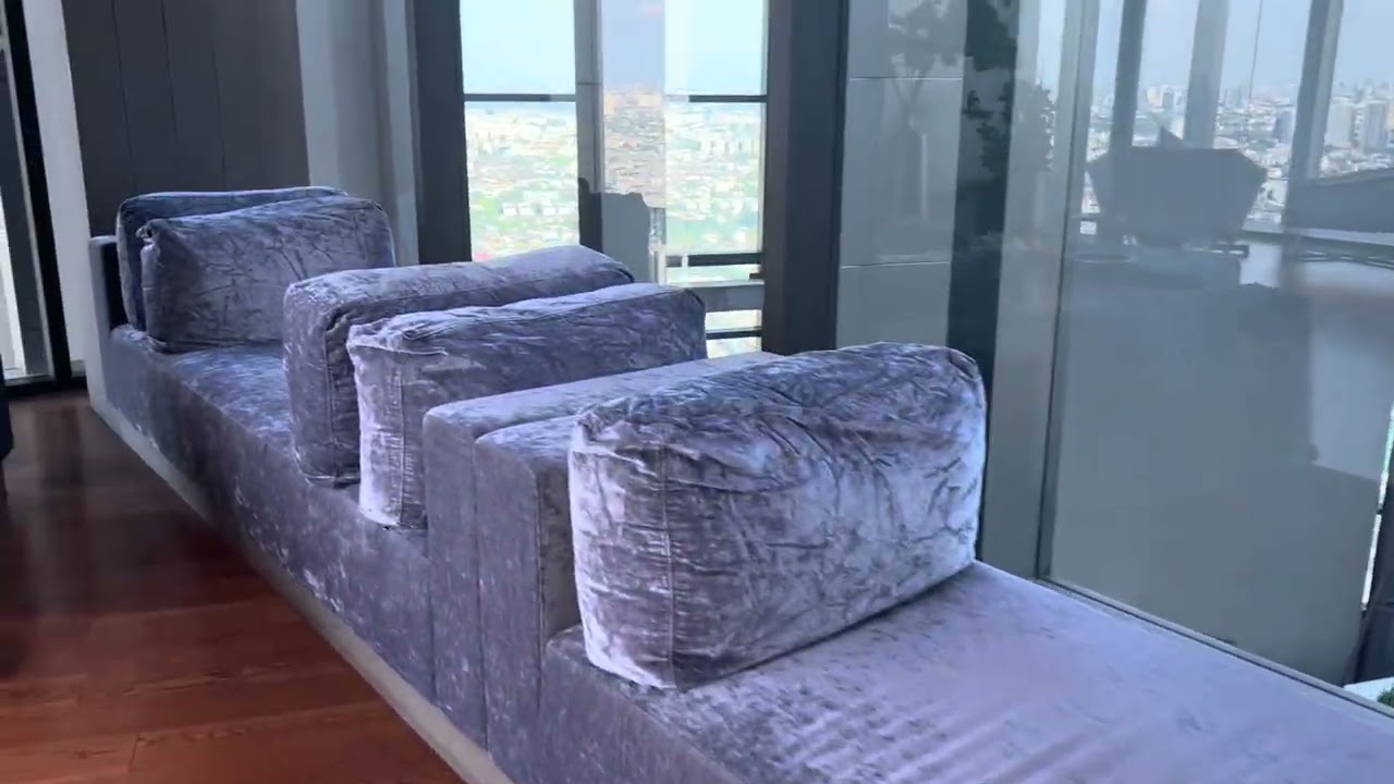 Bangkok $1,100 High-rise Condo Tour 