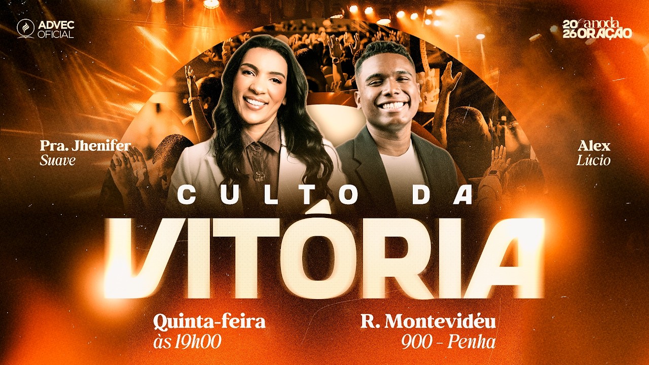 CULTO DA VITÓRIA | Jhenifer Suave e Alex Lúcio | 19/03/26