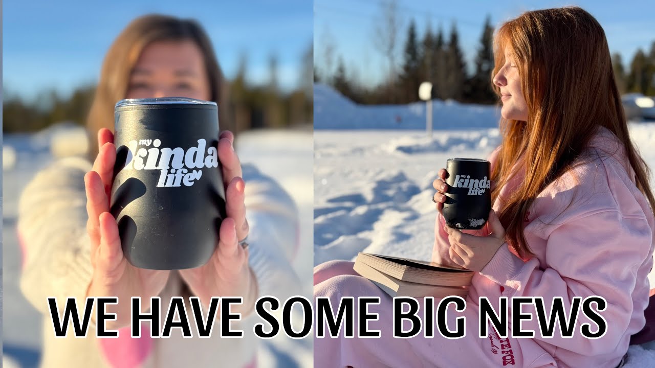 SHARING OUR EXCITING NEWS WITH YOU ALL.. | PLUS CROSSING THE ARCTIC, MOOSE & CRAZY NORTHERN LIGHTS.