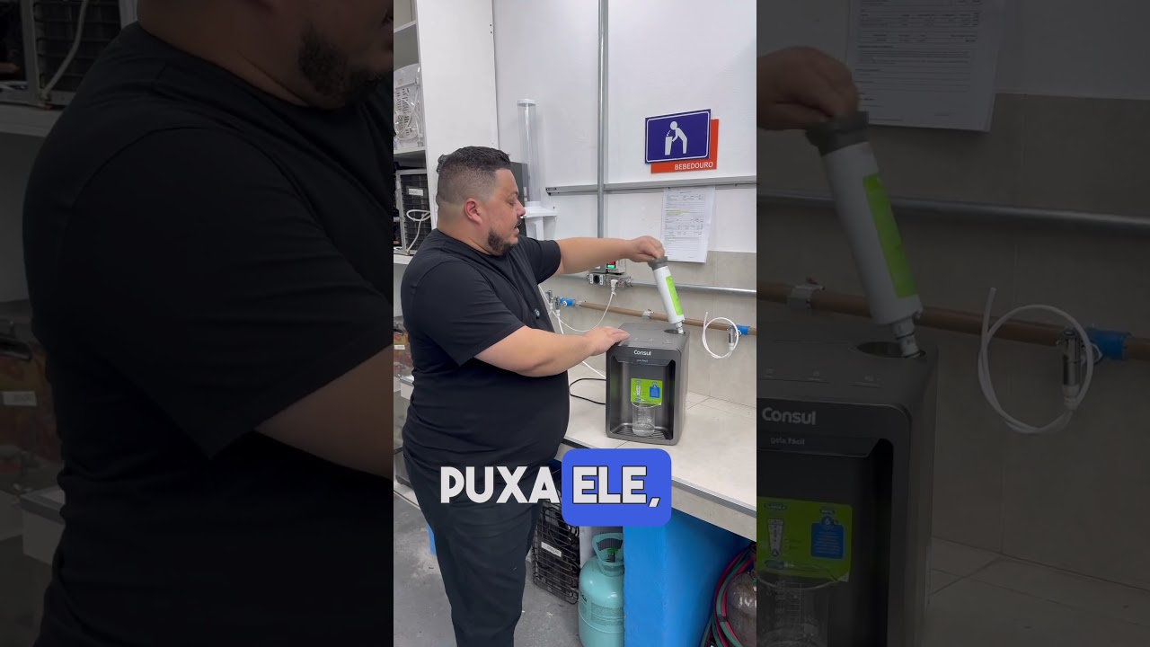 Como trocar o refil filtro do purificador Consul CPB 33A em menos de 1 minuto