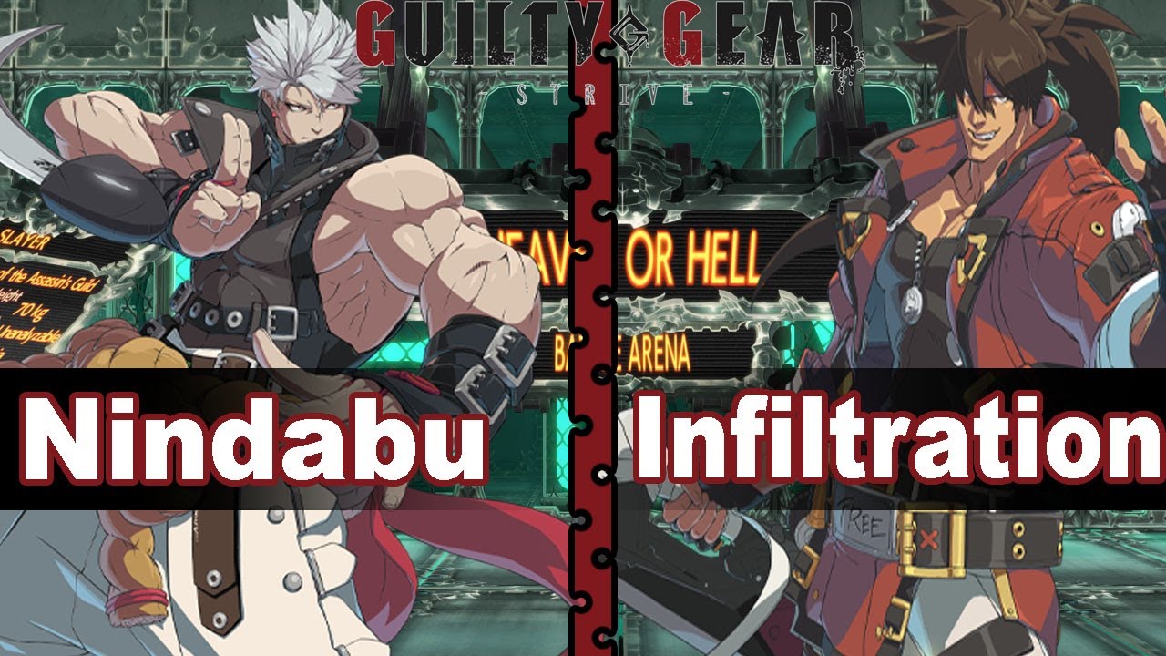 GGST Nindabu (Chipp) vs Infiltration (Sol) Guilty Gear Strive Ranked Match Set