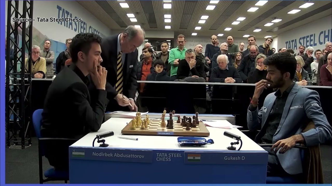 Gukesh’s Shocking Piece Blunder! 😱 | Nodirbek Abdisattarov Wins | Tata Steel Masters 2026