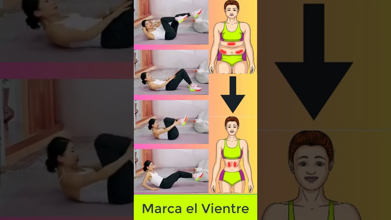 Ejercicio para Eliminar la GRASA del vientre #bajardepeso #adelgazar #dieta #yoga