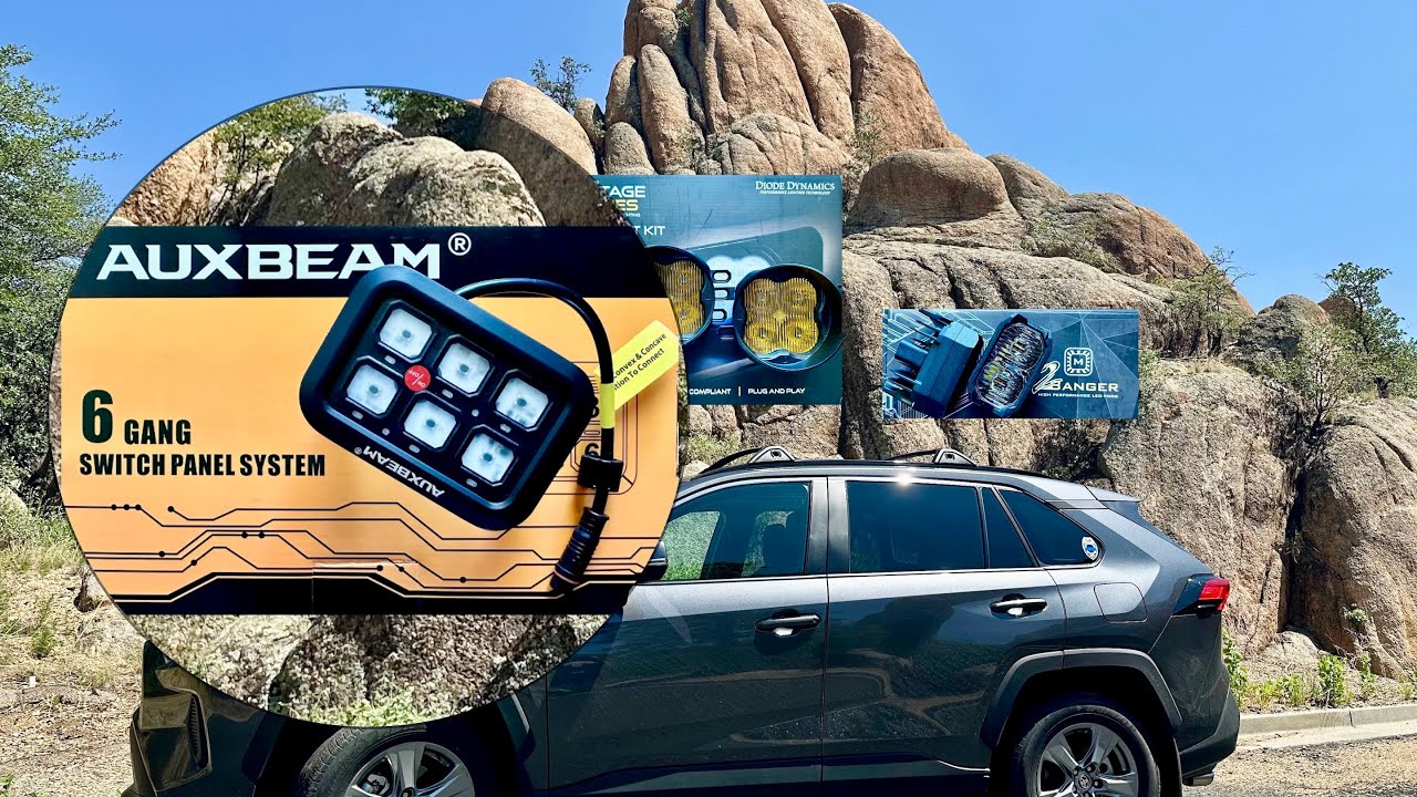 RAV4 AuxBeam Switch Installation