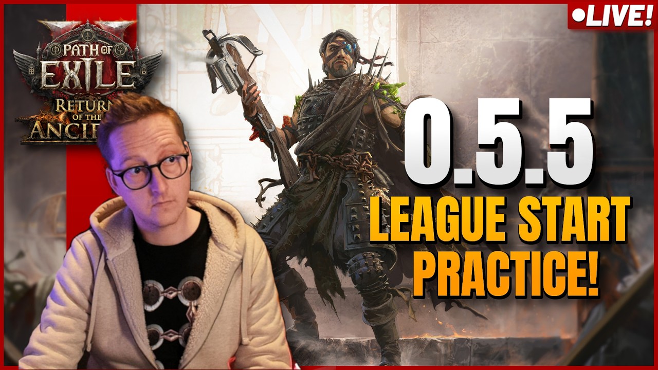 🔴[LIVE] PoE 2 0.5.5 Grenade Gemling League Start Practice
