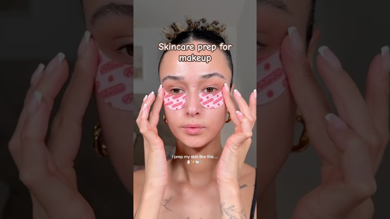 Skin prep for makeup + results ✨ 