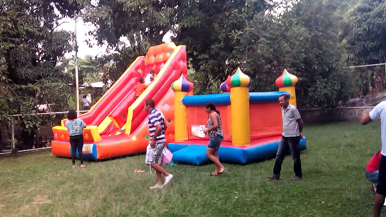Kabrum festas  kit Tobog&acirc;  castelo Pula Pula Piscina de bolinha