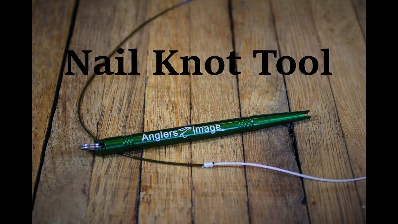 Using a NAIL KNOT TOOL...learn today!