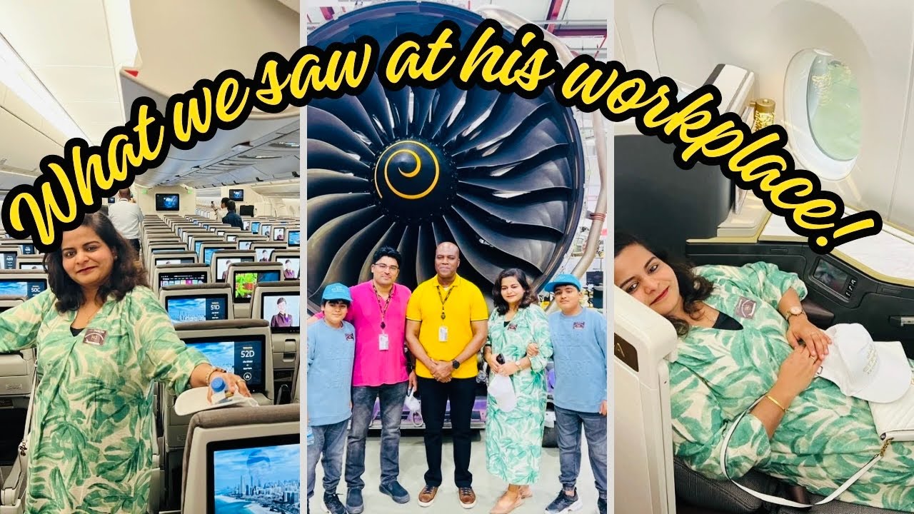 Exclusive Access to enter Etihad Airways Engineering / Visiting hubby’s company #vlog #trending