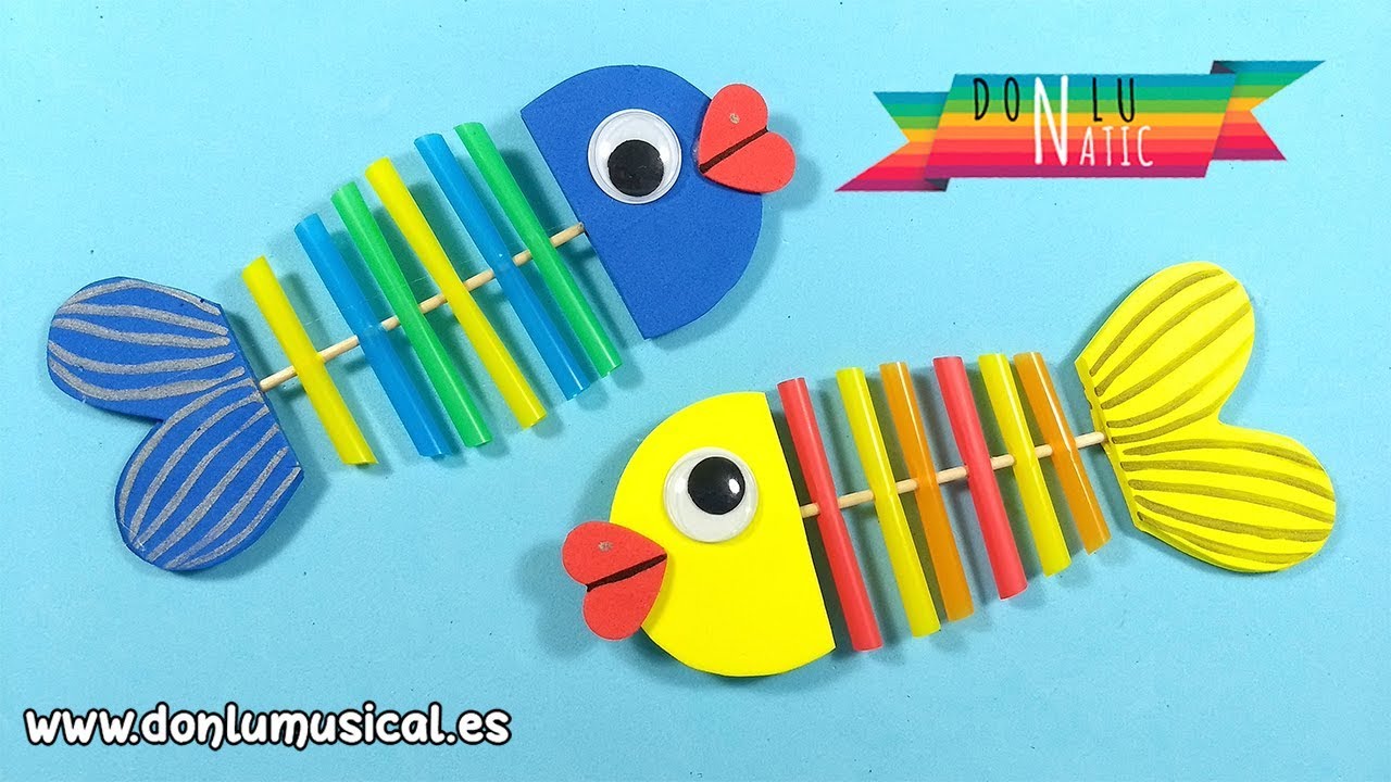 Manualidades fáciles. Peces de goma eva