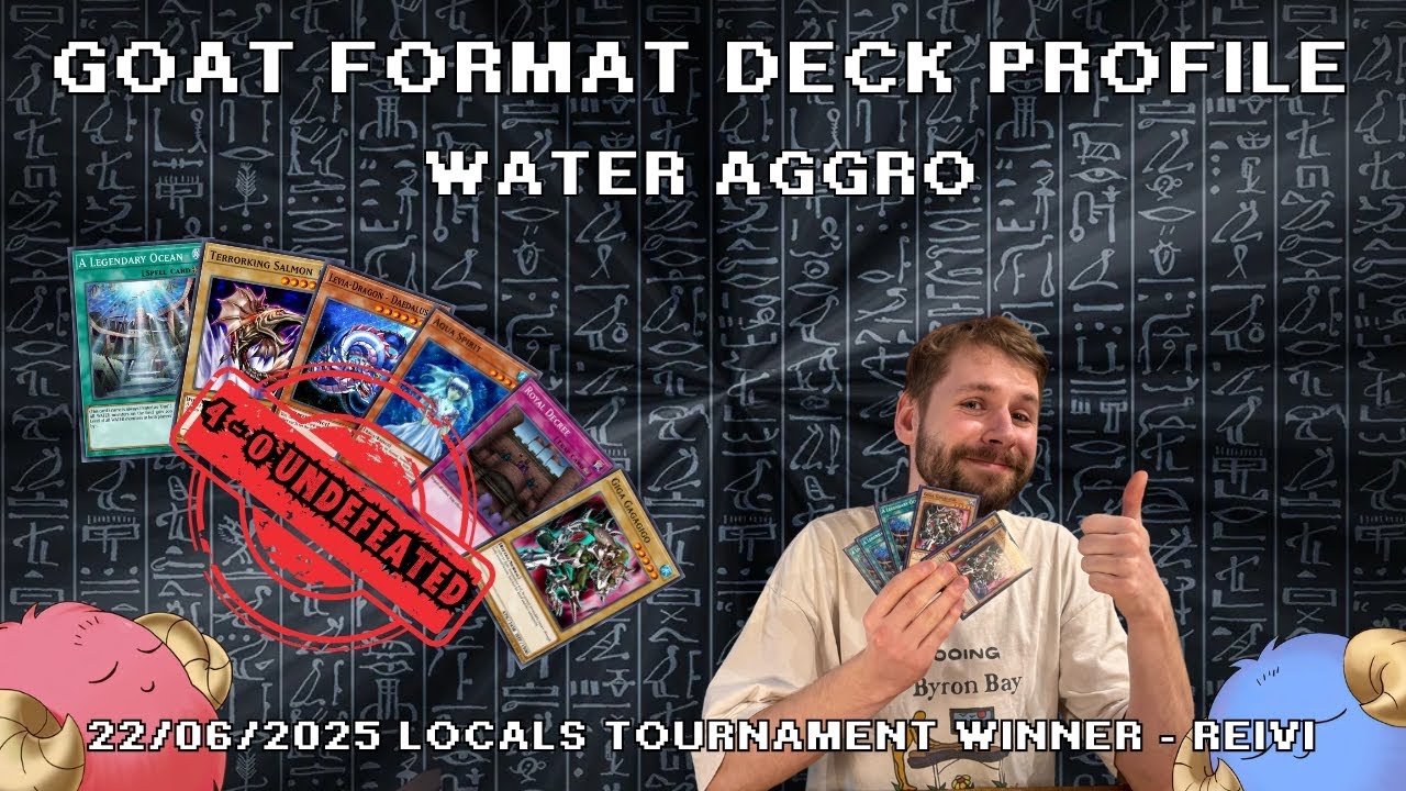 1st Place GOAT FORMAT Water Aggro Deck Profile with Reinis V.