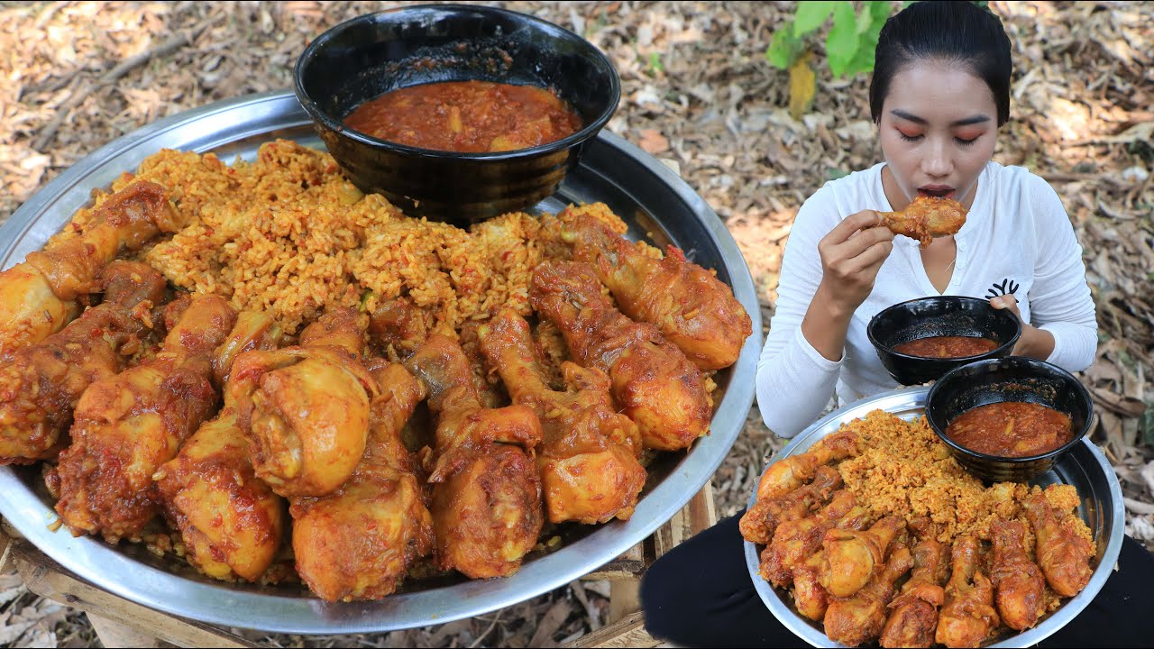 Amazing cooking curry rice with chicken leg recipe - Amazing video