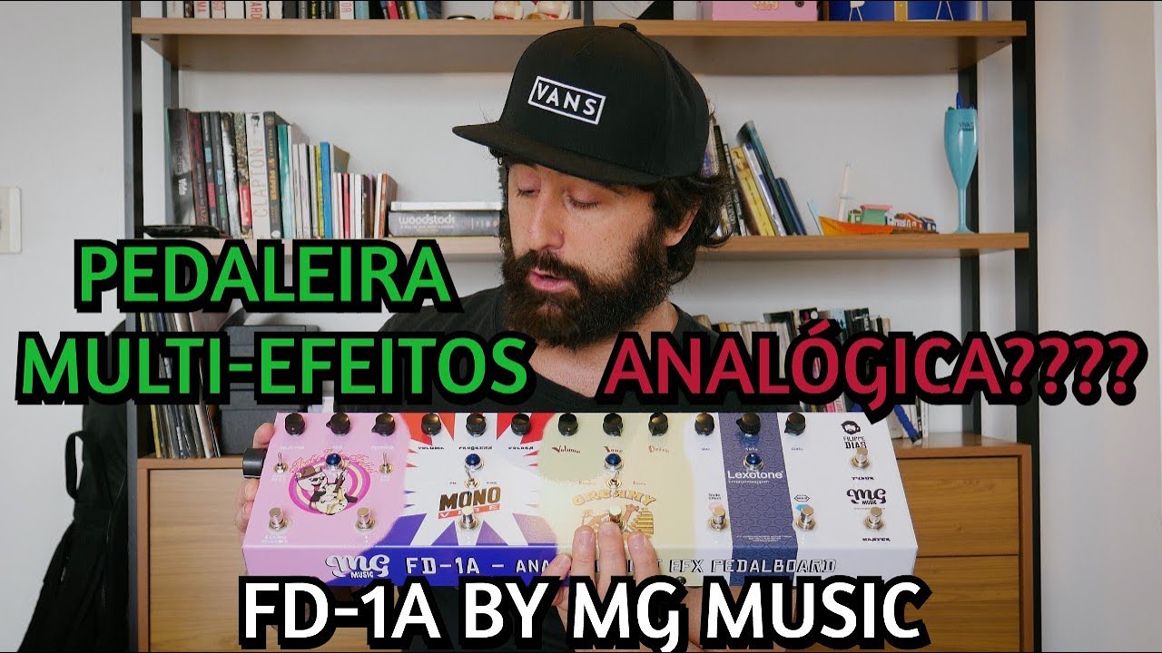 Pedaleira multi-efeitos 100% ANAL&Oacute;GICA??? | FD-1A by MG Music
