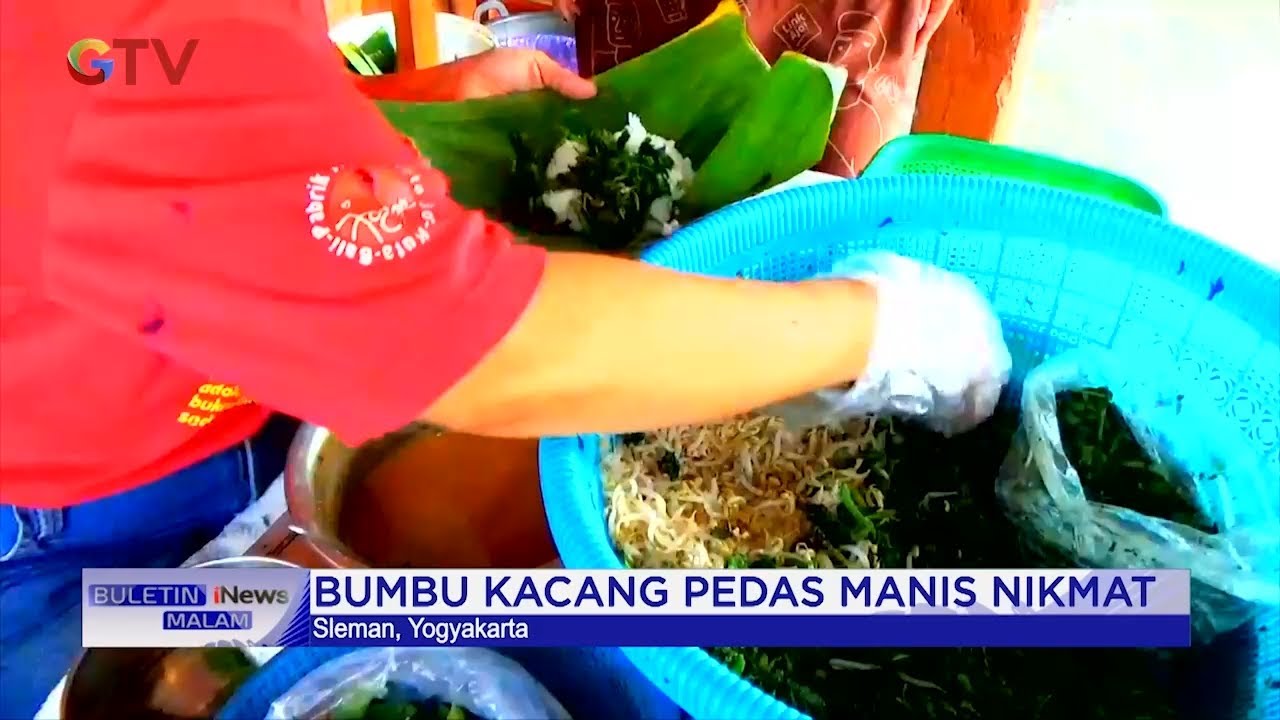 Lezatnya Pecel Pincuk Gumilang Alas Daun Pisang dari Yogyakarta #BuletiniNewsMalam 08/12