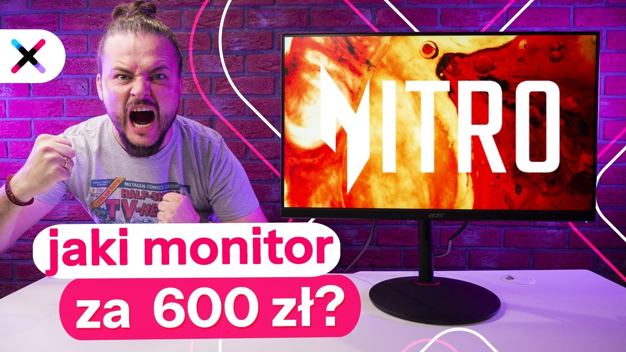 MONITOR ZA 600 ZŁ WYSTARCZY? 💲 Test, recenzja Acer Nitro XV240YM3 🖥️