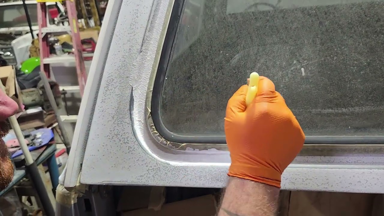 Bedliner on the top of a 72 K5 Blazer