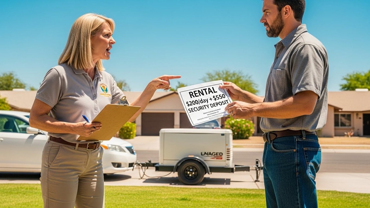 HOA Karen Demanded My Generator, Then Got Stuck When I Charged Rental Plus Deposit
