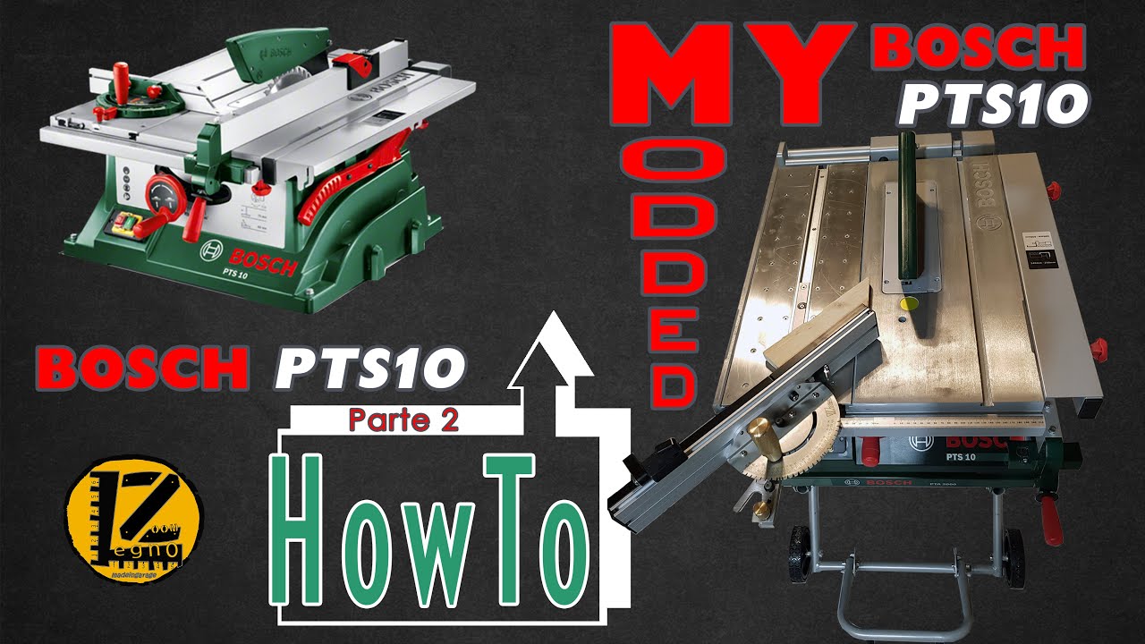 BOSCH PTS10 modding: Goniometro rivoluzionato