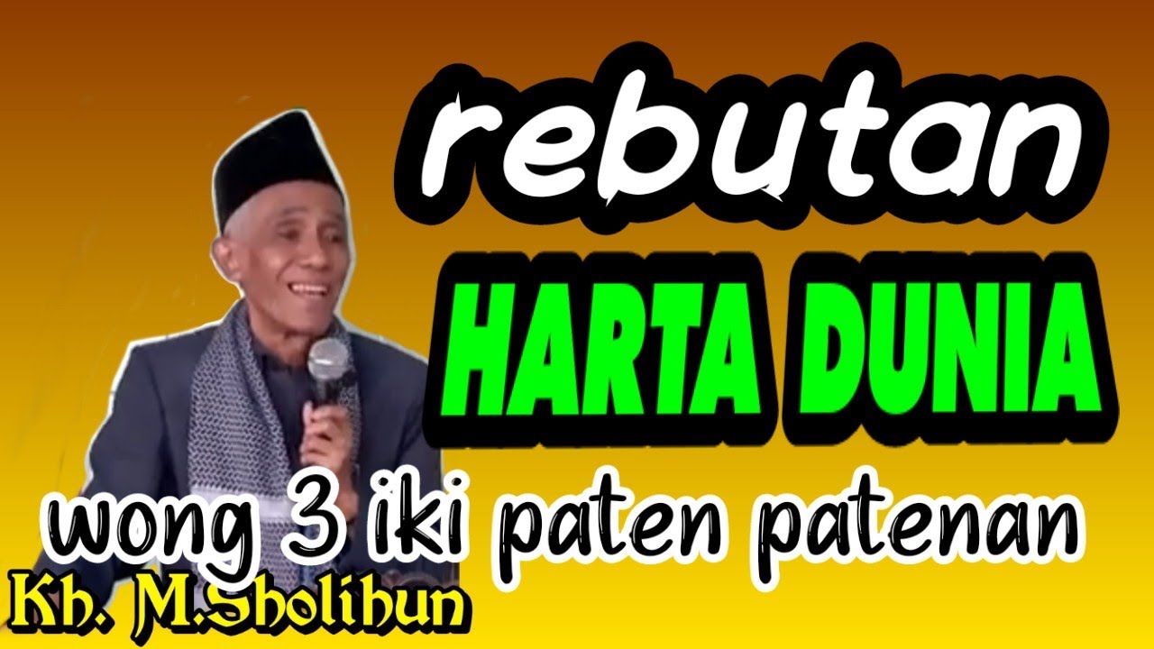 Kajian kh muhammad sholihun 🔥KISAH 3 ORANG MATI KONYOL