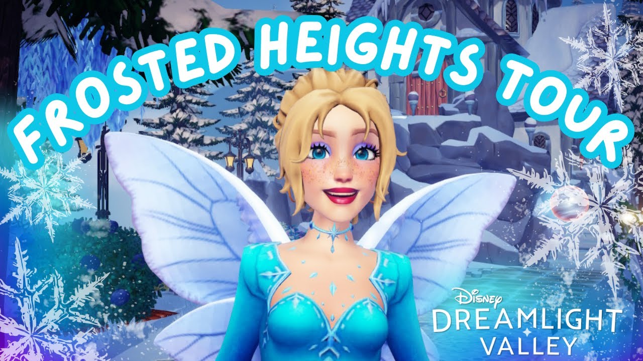 УЮТНЫЙ ТУР ПО ЗАМЕРЗШЕМУ БИОМУ FROSTED HEIGHTS ❄️ Тур по долине | Disney Dreamlight Valley