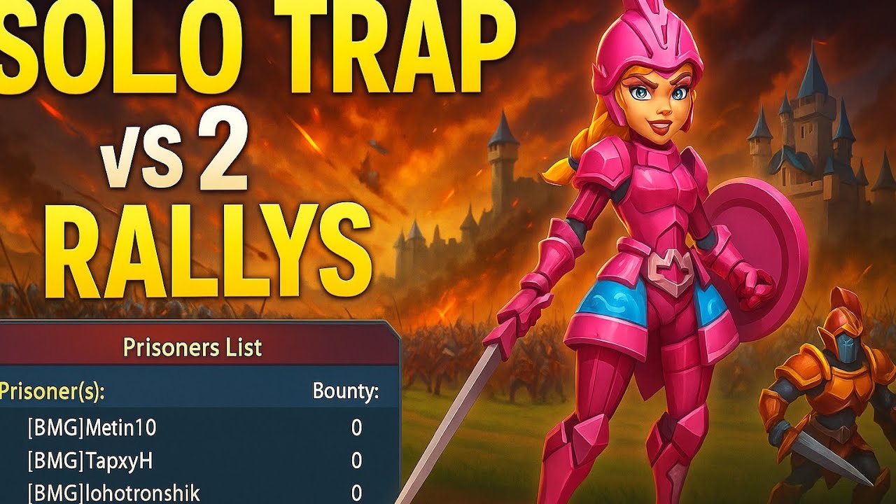 F2p Solo trap take 2 rallys #lordsmobile #solotrap