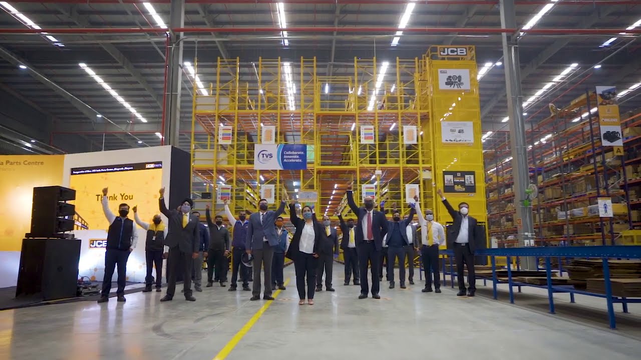 Inauguration of JCB India's biggest parts centre in Haryana