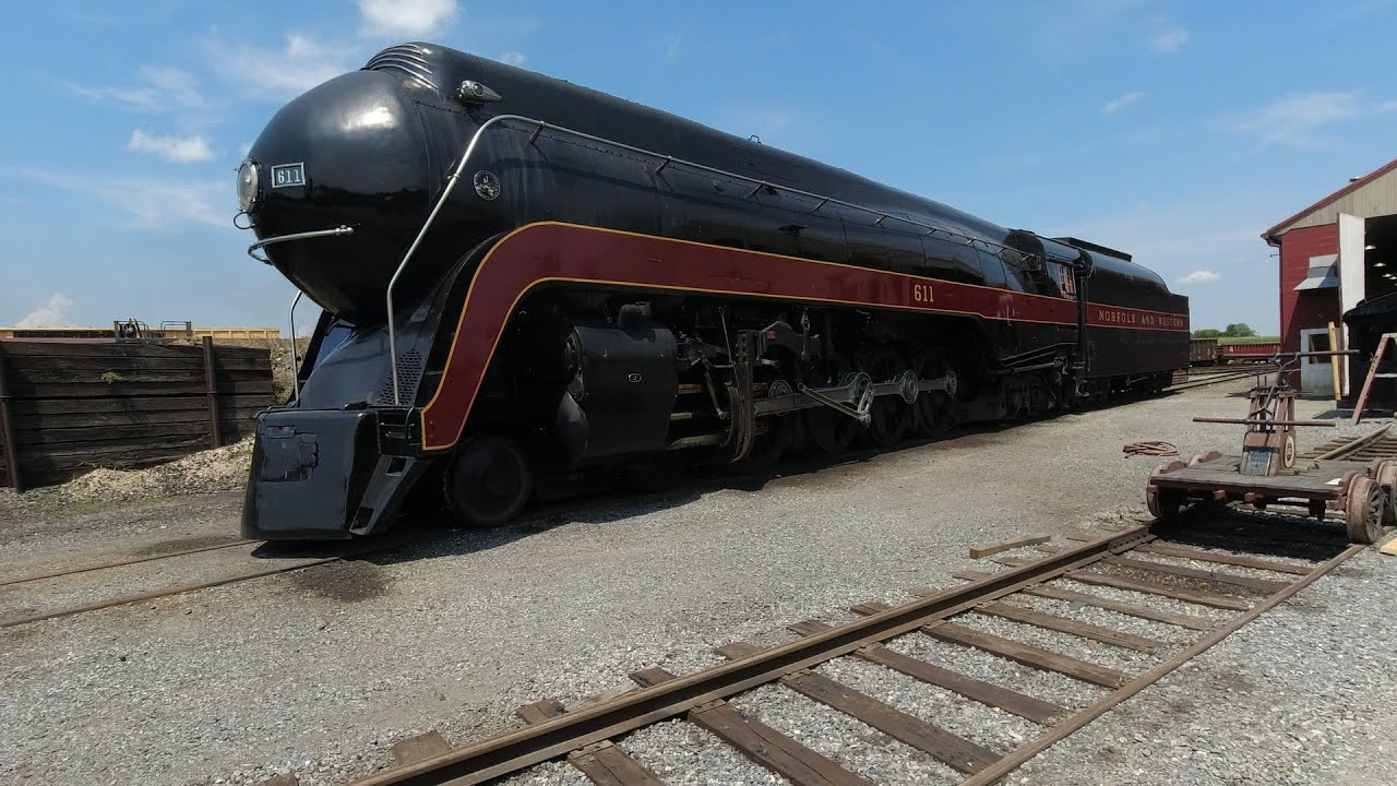 A Visit With The Norfolk And Western #611 Locomotive