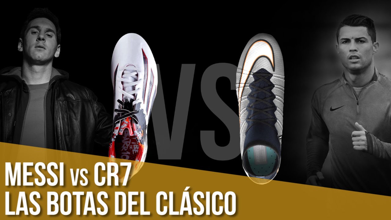 Las botas de Messi y Cristiano para el Clásico