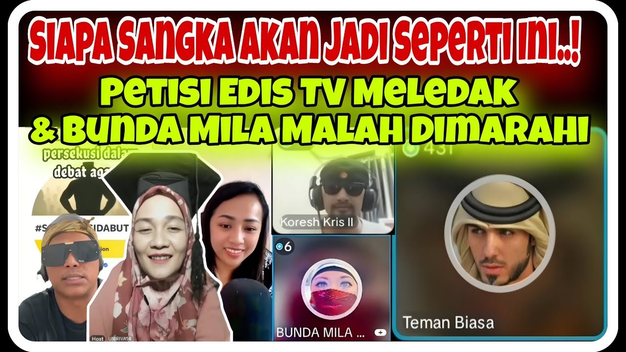 BUNDA MILA DIMARAHI USTAD DIO & PETISI EDIS TV MALAH SEMAKIN MEMBLUDAK❗️@ketikkomentar