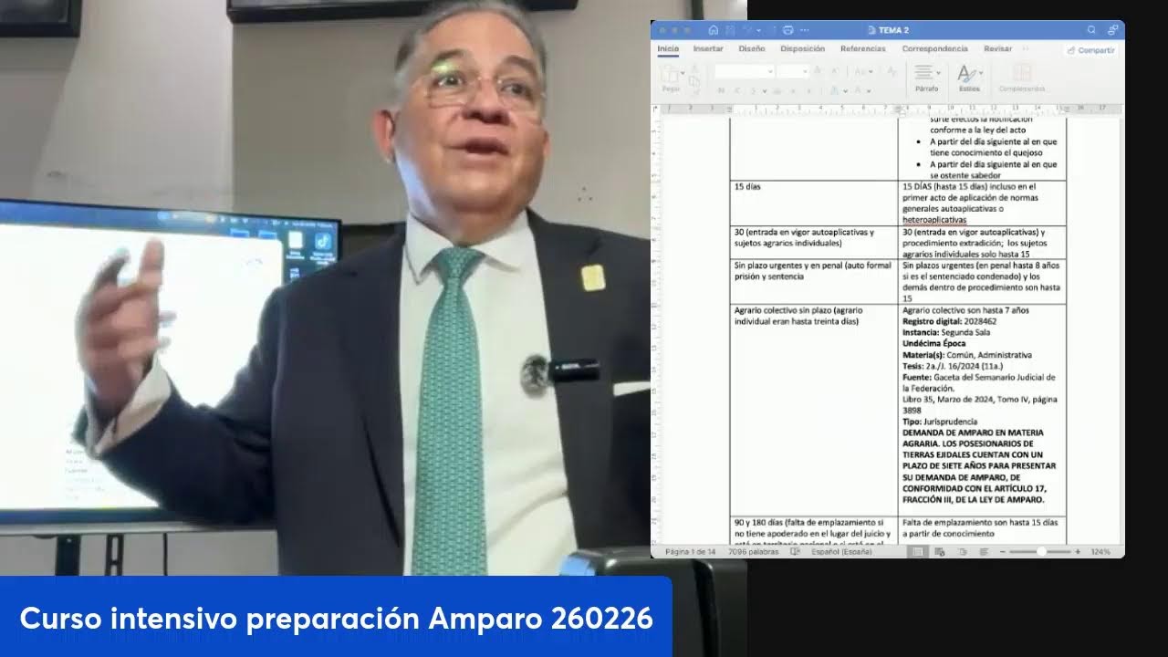 CURSO INTENSIVO PREPARACIÓN AMPARO