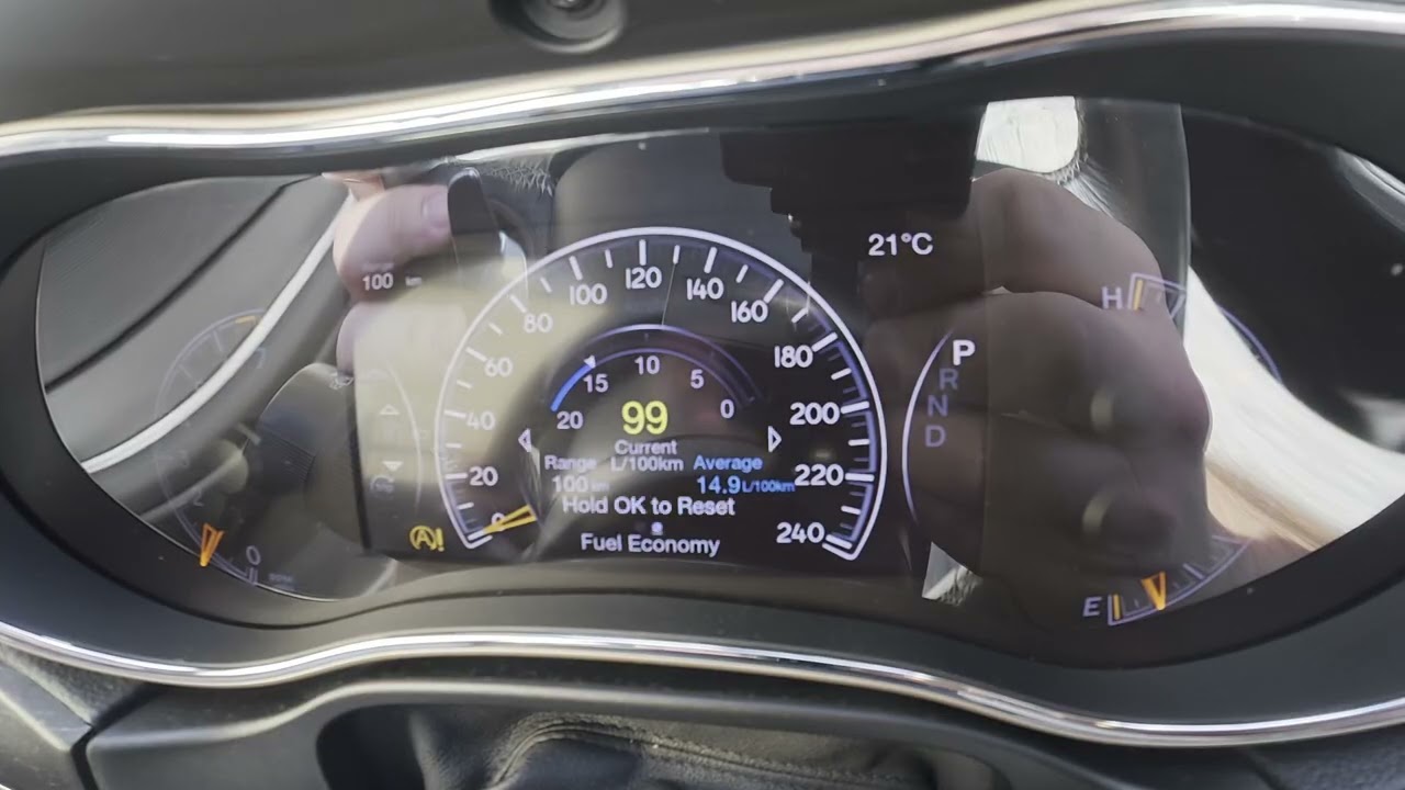 JEEP Grand Cherokee IV – Как пользоваться дисплеем приборной панели