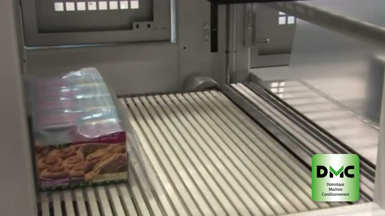 Fardeleuse semi - automatique -  Emballage de conserves en carton