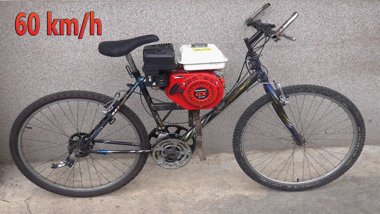 Homemade MOTORIZED BIKE 200cc