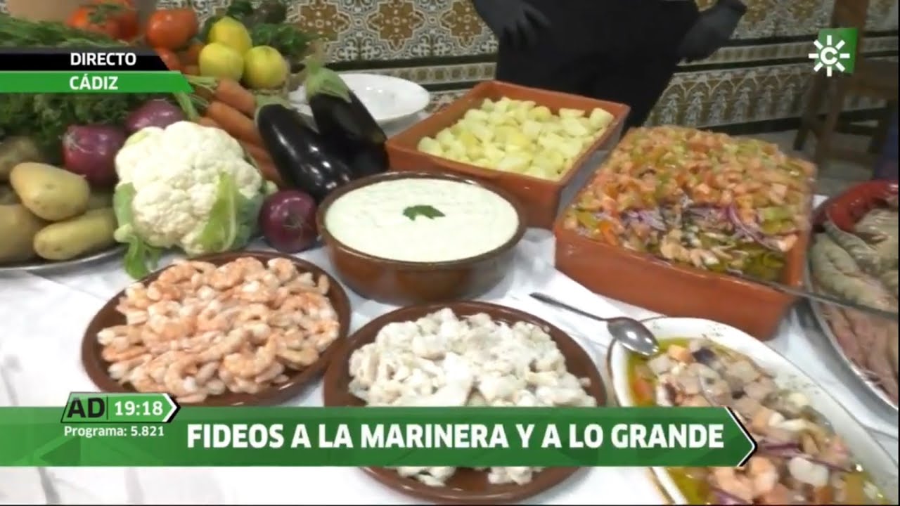 Restaurante La Campana. La Dieta Porro. Andalucía Directo 31/3/21. Sanlúcar de Barrameda (Cádiz).