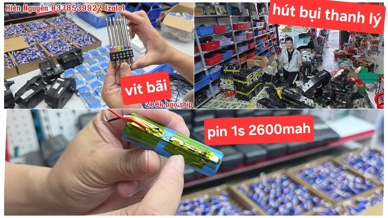 HÚT BỤI THANH LÝ CÔNG TY. MŨI KHOAN VÍT BÃI SỊN .CỦ SẠC SIÊU NHANH 0378539922