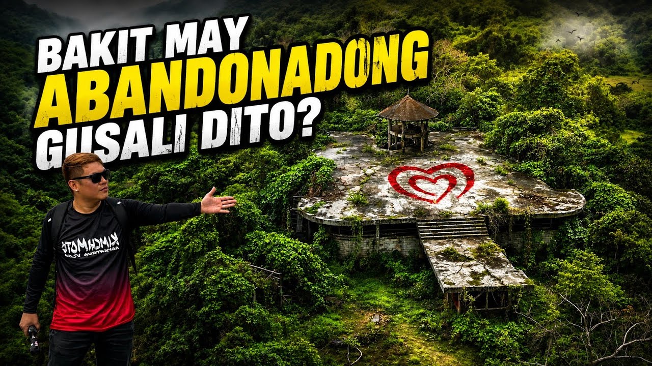 Iniwanang gusali sa gitna ng gubat