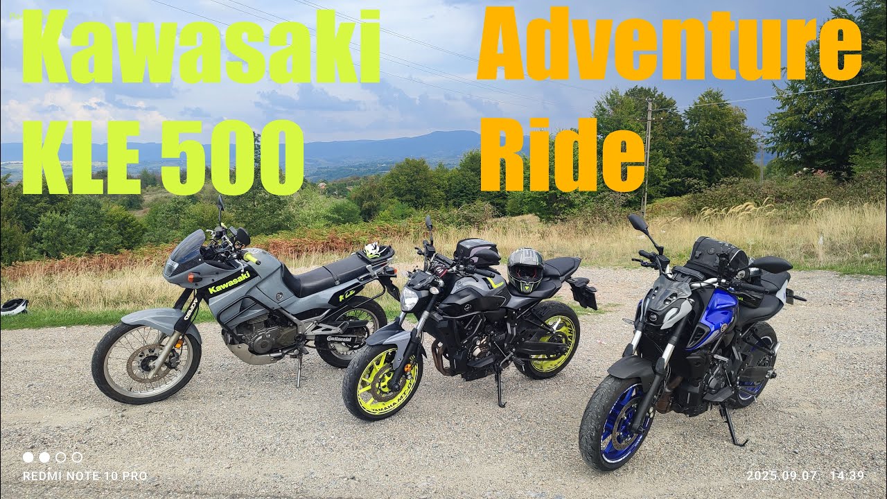 Insane Cornering on Serpentines – Romania Motorcycle Ride | KLE 500 - MT-07