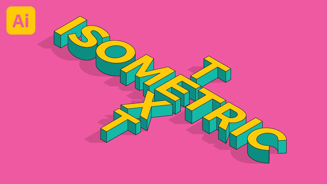 Isometric Text Illustrator Tutorial
