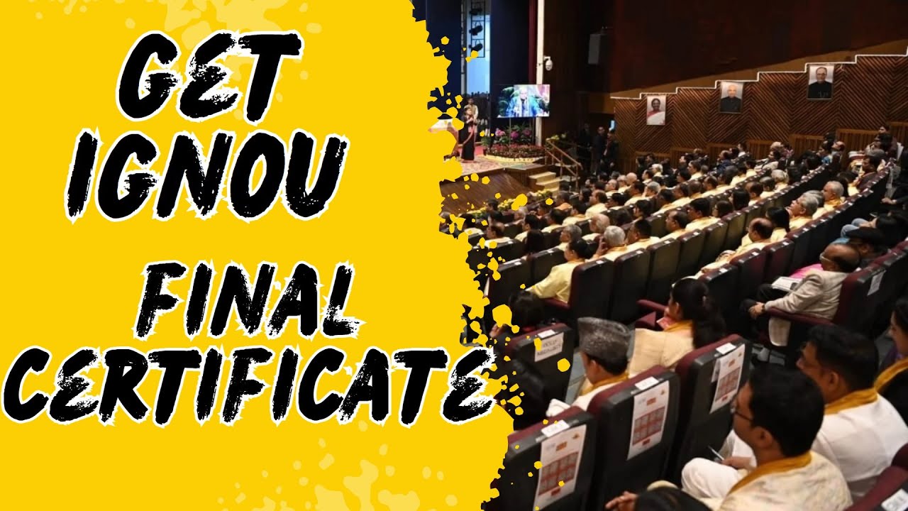 How to Get Your IGNOU Final Degree Certificate &ndash; Step-by-Step Guide