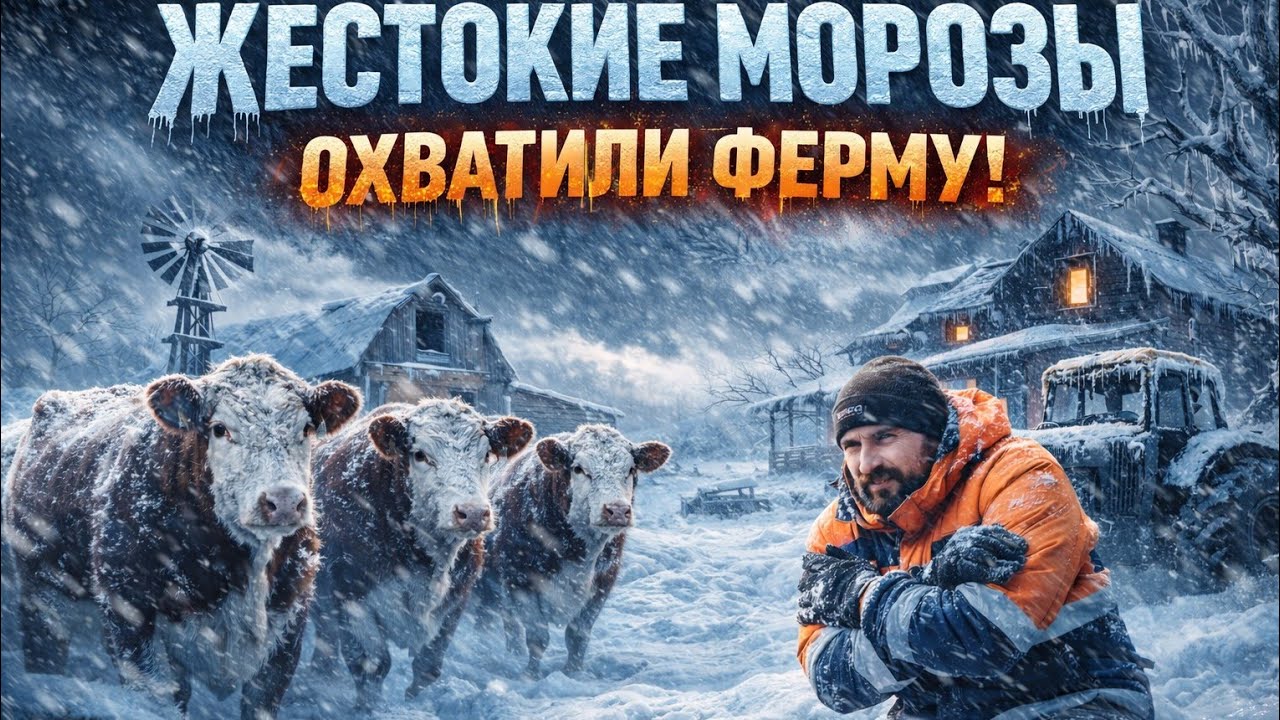 ❄️ Жестокие морозы охватили ферму… Зима не щадит 😱 Настоящая проверка на выживание